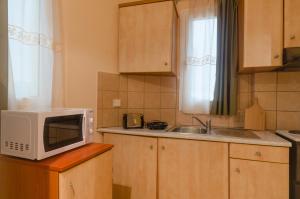 Kuchyň nebo kuchyňský kout v ubytování Apartments Valta View