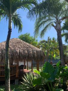 Zahrada ubytování Tiki Ora Lodge-Varua