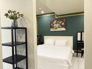 Postel nebo postele na pokoji v ubytování La Casona Hotel