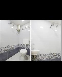 Koupelna v ubytování Hotel veejay