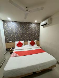 Postel nebo postele na pokoji v ubytování Hotel veejay