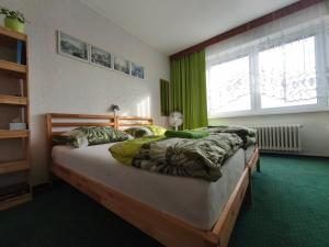 Postel nebo postele na pokoji v ubytování Green Room