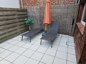 Patio nebo venkovní prostory v ubytování Gîte Le pt'i Baillis