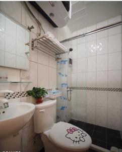 Koupelna v ubytování Country House Homestay