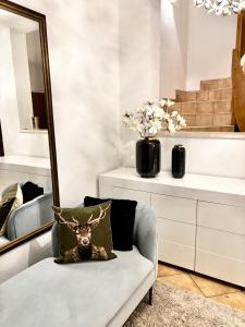 Posezení v ubytování Lechtaler Alpenblick Landeck - Privatzimmer & Ferienwohnung