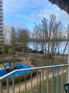 a view of a park with a playground at YLt333 in Créteil