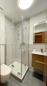 Koupelna v ubytování Appartment Indira + 11 fotografií