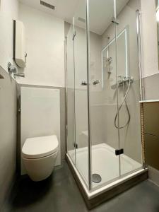Koupelna v ubytování Appartment Indira