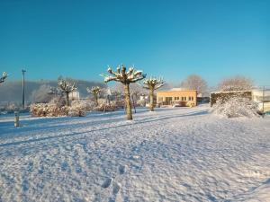 Camping Baroudeurs in de winter