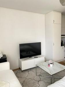 Μια τηλεόραση ή/και κέντρο ψυχαγωγίας στο Central Chic Apartment in Central Stockholm