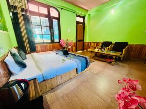 Hotel Oscar的休息区