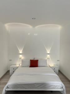 Postel nebo postele na pokoji v ubytování Hotel Nanon Sathorn