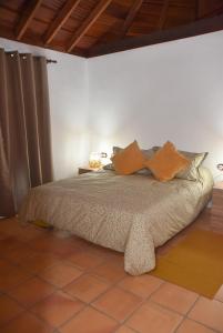 Ένα ή περισσότερα κρεβάτια σε δωμάτιο στο Las Castras, paisaje y naturaleza