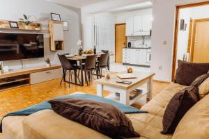 Kuchyň nebo kuchyňský kout v ubytování Apartman Tihana