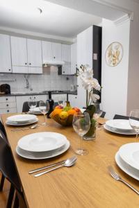 Kuchyň nebo kuchyňský kout v ubytování Apartman Tihana