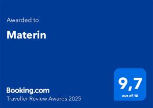 a blue screen with the text wanted to matchahnahn traveler review awards at Materin in Roccaforte Mondovì