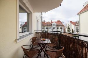 Balkón alebo terasa v ubytovaní INA Rent - Nadmorskie Apartamenty