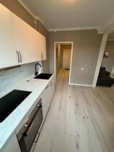 Η κουζίνα ή μικρή κουζίνα στο Elvegata 6, H0301 Kristiansand +4 φωτογραφίες