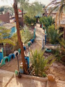 Zahrada ubytování Auberge L'Oasis Mhamid