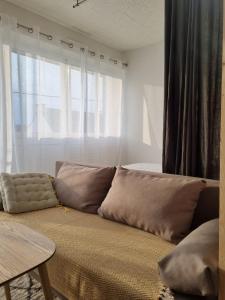 Posezení v ubytování Appartement Hyper Cosy - Vue mer panoramique 180