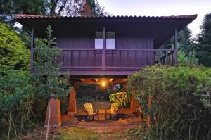Zahrada ubytování Nature Cabins - Santo da Serra
