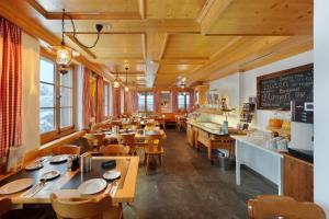 Restaurace v ubytování Alpinhotel Bort