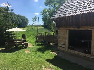 Zahrada ubytování Roubenka u Vrabců