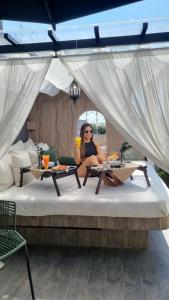Istumisnurk majutusasutuses Hotel Osvé Boutique Cali