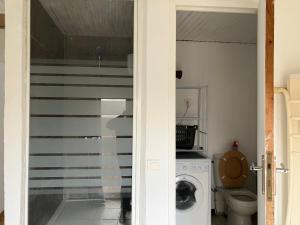 ペルテュイにあるMaison de village à Pertuisのバスルーム(洗濯機、トイレ付)