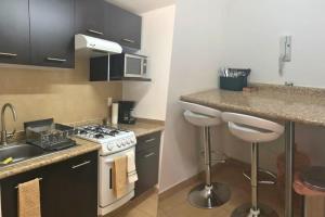 Kuchyň nebo kuchyňský kout v ubytování Departamento a 5 mins de Polanco
