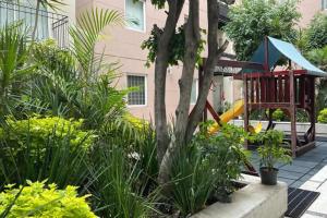 Zahrada ubytování Departamento a 5 mins de Polanco