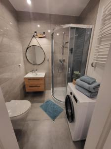 Ένα μπάνιο στο Apartament - Studio 5 Gliwice