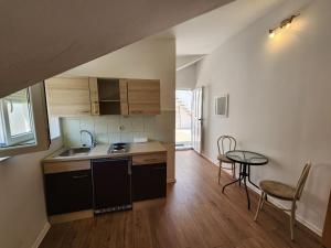 Kuchyň nebo kuchyňský kout v ubytování Apartmani Sole