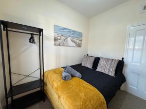 Ένα ή περισσότερα κρεβάτια σε δωμάτιο στο Park Apartment 2, Close to Tynemouth