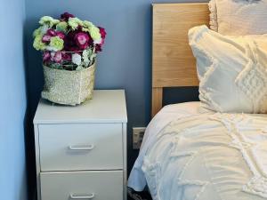 Postel nebo postele na pokoji v ubytování AAA Northlands Motel