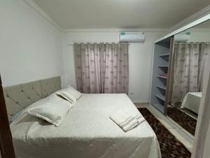 Postel nebo postele na pokoji v ubytování Casa aconchegante