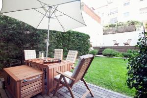 Vonkajšia záhrada v ubytovaní My Space Barcelona Private Pool Garden