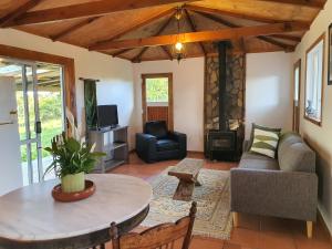 Χώρος καθιστικού στο Titoki Downs Farm Stay
