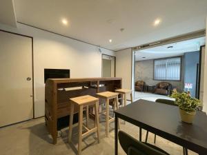 Ruang duduk di Crafthotel 西町Dock