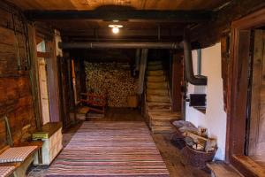 a hallway of a house with a rug on the floor at Hof zur Linde in Kitzbühel