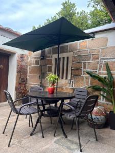 Patio nebo venkovní prostory v ubytování 心如所院民宿