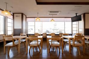 Posezení v ubytování Hotel Matsumoto Yorozuya