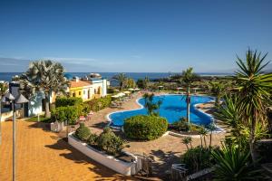 an aerial view of a resort with a swimming pool at Luz Del Mar in Los Silos