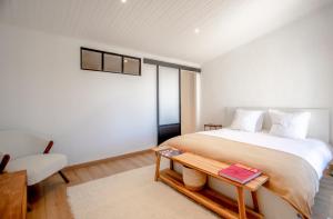 Katil atau katil-katil dalam bilik di Splendide Appartement Vue Mer +9 gambar