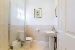 チェルトナムにあるVineyard - By Luxury Apartmentsのトイレと洗面台付きのバスルーム +13枚の写真