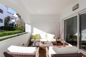 Posezení v ubytování San Pedro beachside apartment