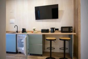 Kuchyň nebo kuchyňský kout v ubytování Nomad Haux Mestalla Room 101 + 15 fotografií