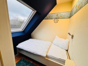 Postel nebo postele na pokoji v ubytování Maisonette am See