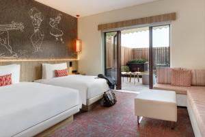 Ένα ή περισσότερα κρεβάτια σε δωμάτιο στο Hyatt Centric Soalteemode Kathmandu