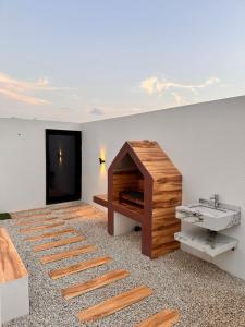 Gallery image of توين شاليهات الغزل in Sayjah